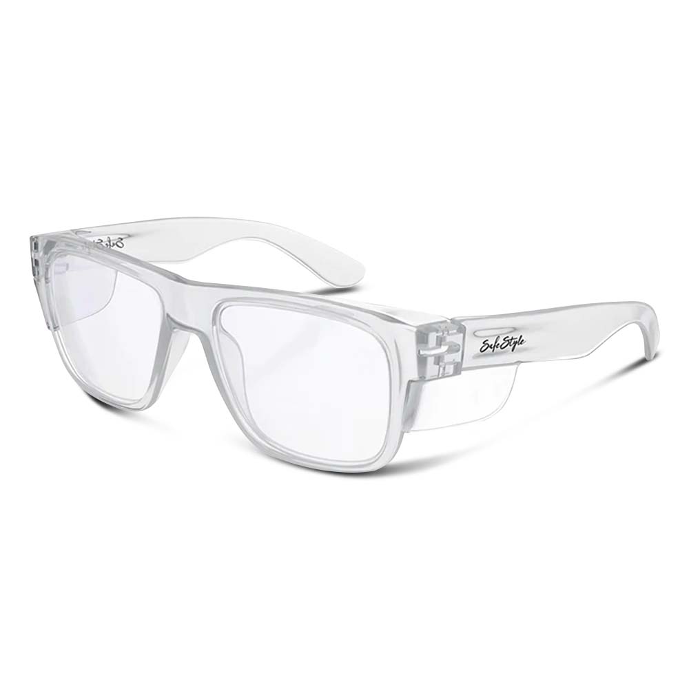 SafeStyle FCC100 UV400 Fusion Clear Frame Clear Lens