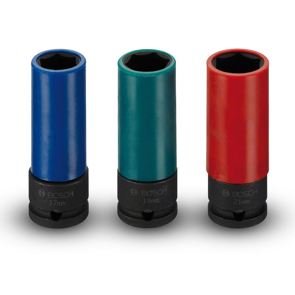 Bosch SCHRAUBERBIT-SATZ (2.608.551.102) 3pce Impact Control Socket Set to Suit Rotary Drills/Drivers, Impact Drill/Drivers & Screwdrivers