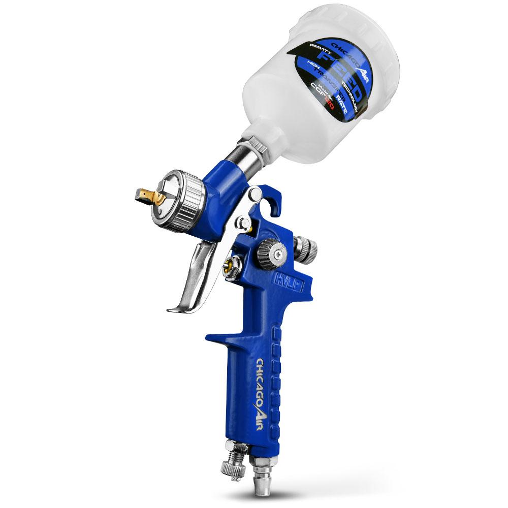 Chicago Air CGF120 120mL Gravity Feed Touch Up Air Spray Gun with 0.8mm Nozzle