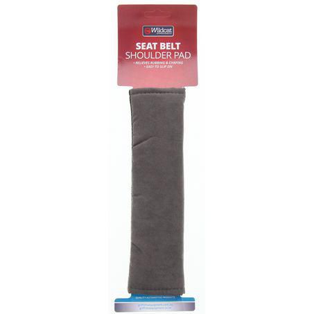 Wildcat Suede Seat Belt Shoulder Pad Grey — G49 12326