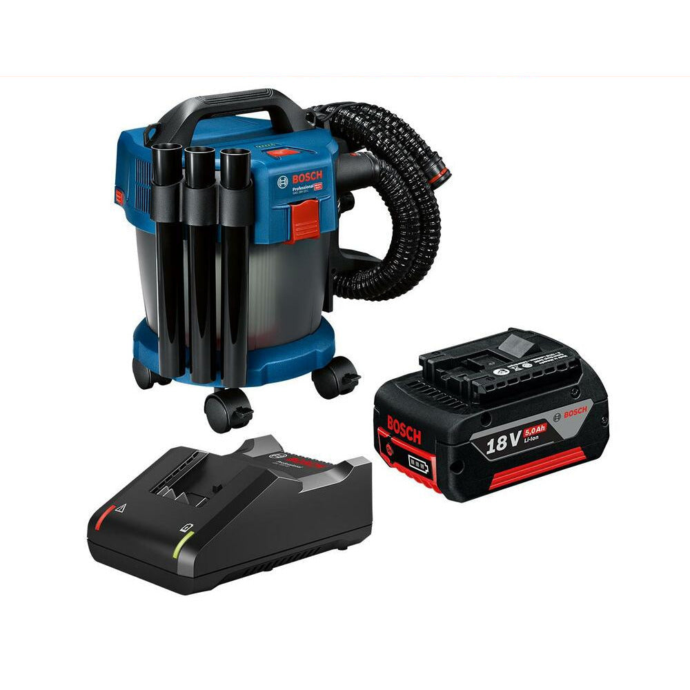 Bosch GAS 18V-10 L (0.615.A50.07C) 18V 5.0Ah Li-ion Cordless 10L Wet & Dry Dust Extractor BONUS Battery & Charger