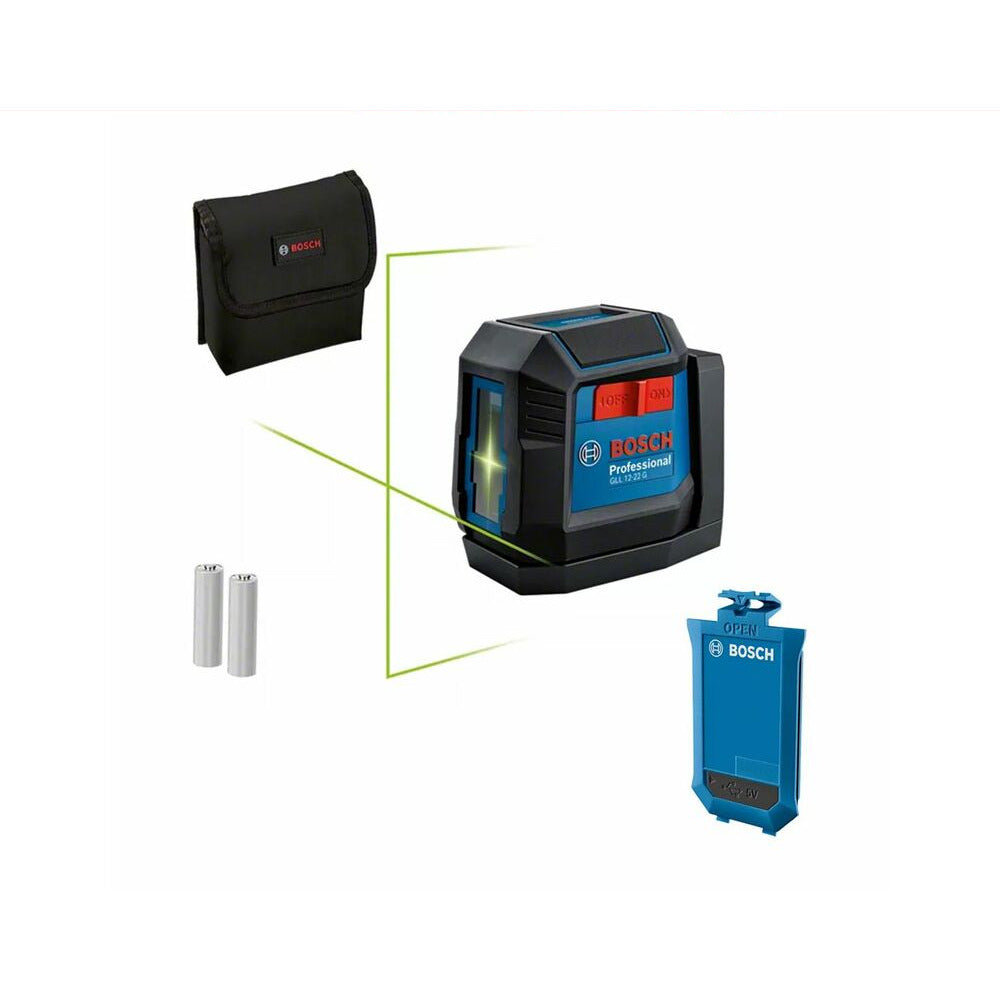 [Pre-Order] Bosch GLL12-22G (0.615.994.0RP) Green Professional Line Laser & Battery Pack Combo Kit