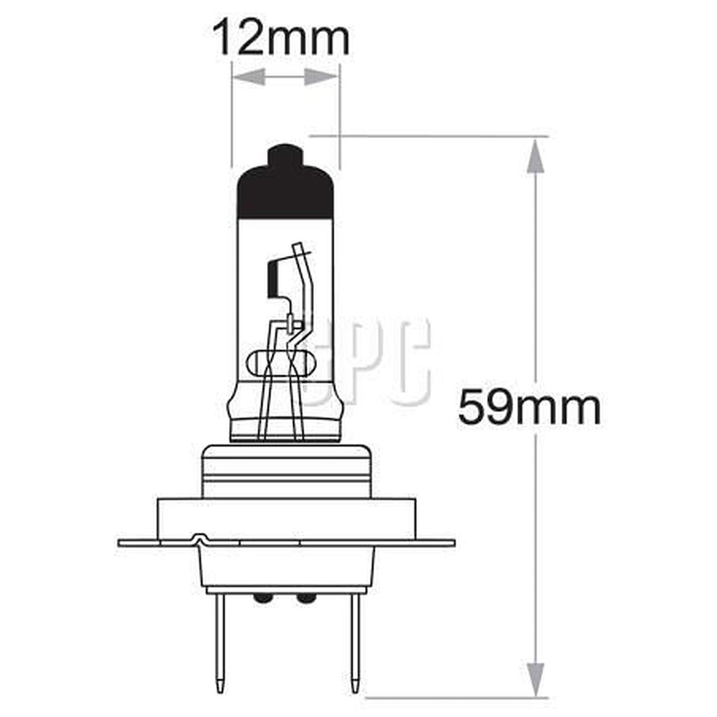 OEX H7 PX26d Globe 12V 55W Standard GLX16070