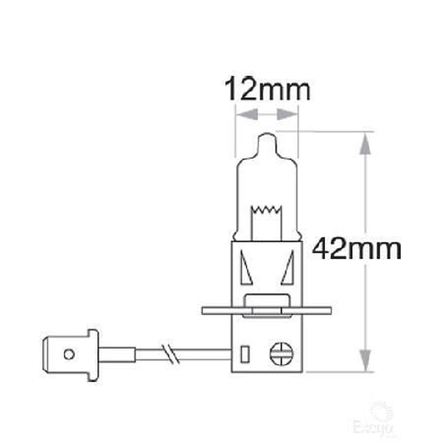 OEX H3 PK22s Globe 12V 55W Standard GLX16580