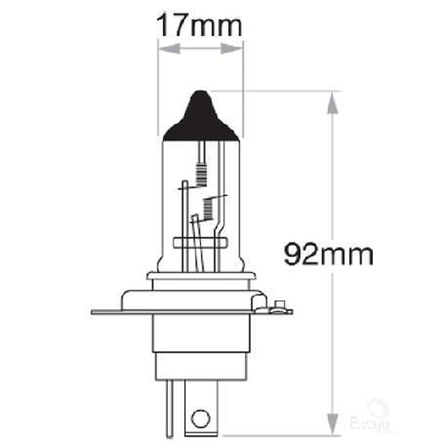 OEX H4 P43t-38 Globe 12V 60/55W Standard GLX16610