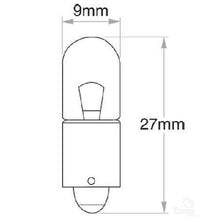 OEX T4W Bayonet BA9s Globe 12V 4W GLX21210