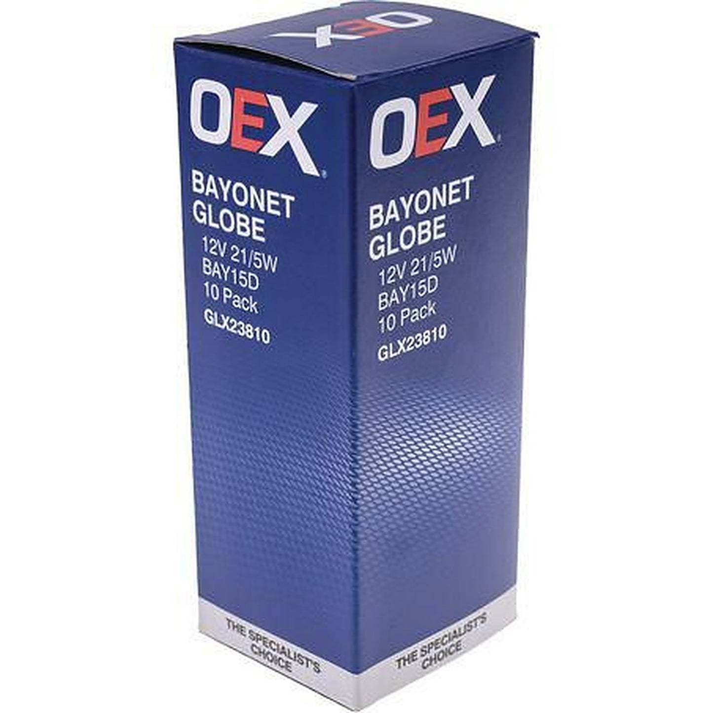 OEX P21/5W Bayonet BAY15d Globe 12V 21/5W GLX23810