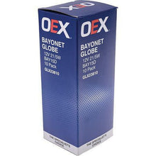 OEX P21/5W Bayonet BAY15d Globe 12V 21/5W GLX23810
