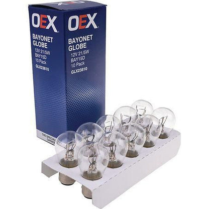 OEX P21/5W Bayonet BAY15d Globe 12V 21/5W GLX23810
