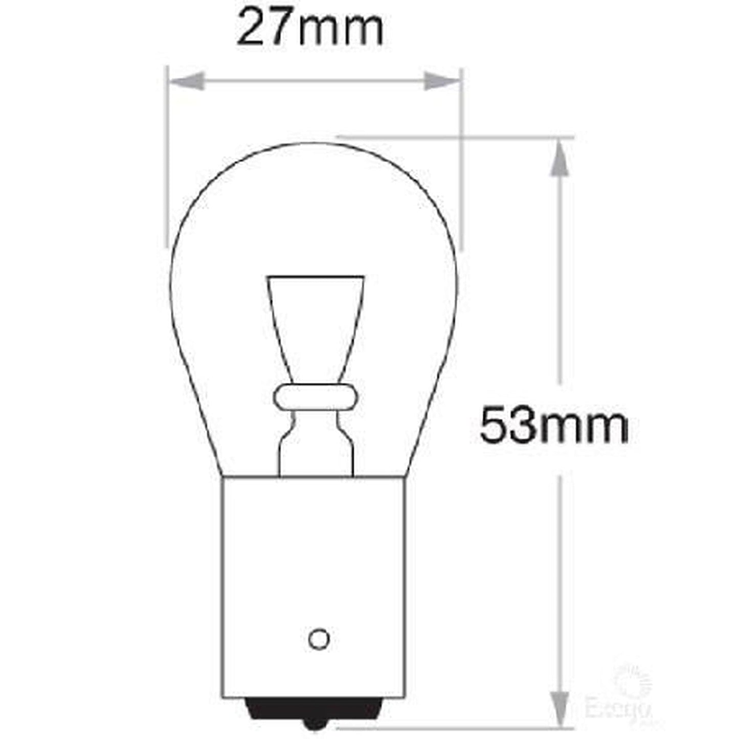 OEX P21W Bayonet BA15s Globe 12V 21W GLX23818