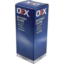 OEX P21W Bayonet BA15s Globe 12V 21W GLX23818