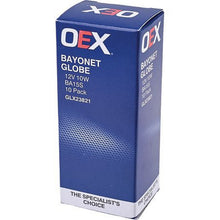 OEX R10W Bayonet BA15s Globe 12V 10W GLX23821