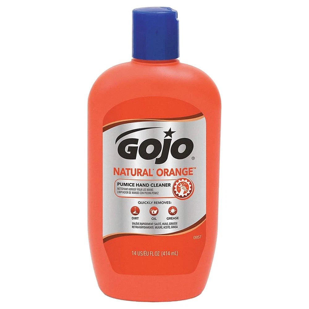 GOJO Natural Orange Pumice Hand Cleaner 414ml Squeeze Bottle