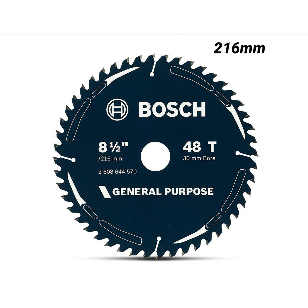 Bosch GP WOOD B 216X30-48 (2.608.644.570) EXPERT 216mm (8-1/2") 48T General Purpose Circular Saw Blade