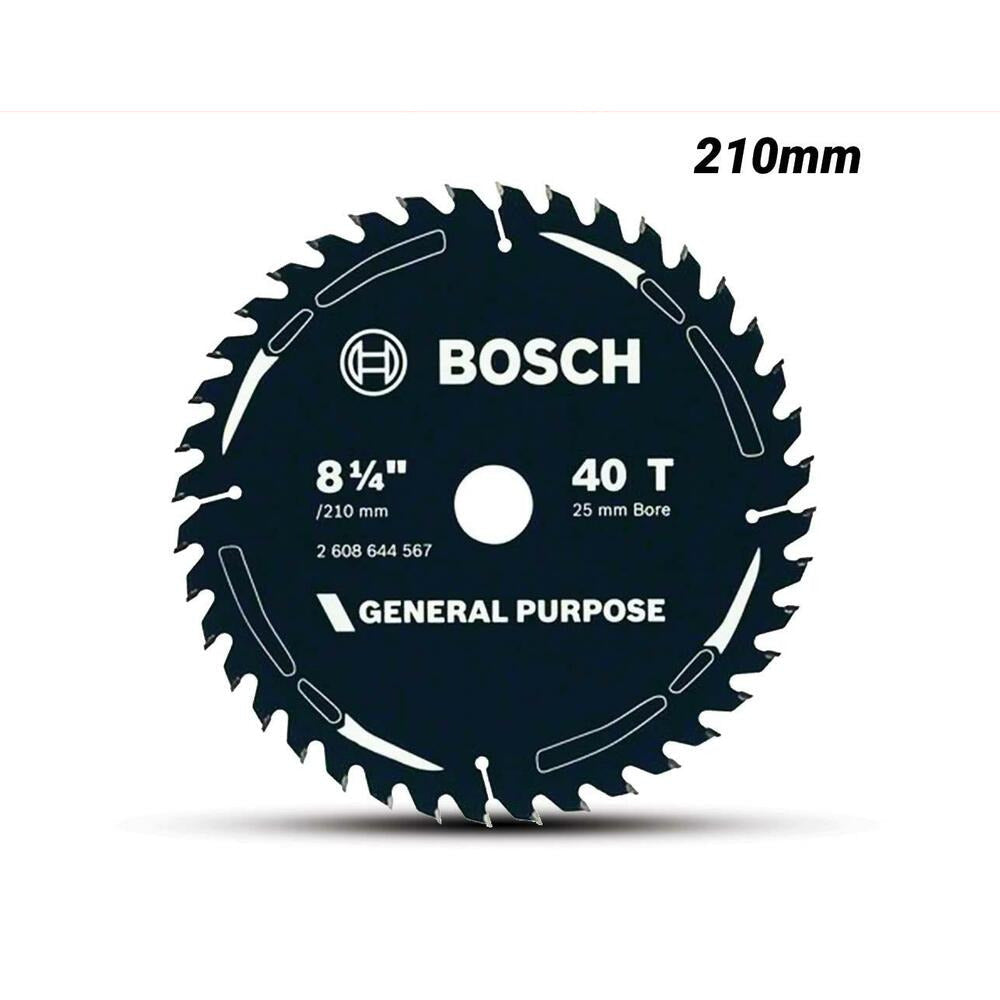Bosch GP WOOD H 210X25-40 (2.608.644.567) EXPERT 210mm (8-1/4") 40T General Purpose Wood Circular Saw Blade