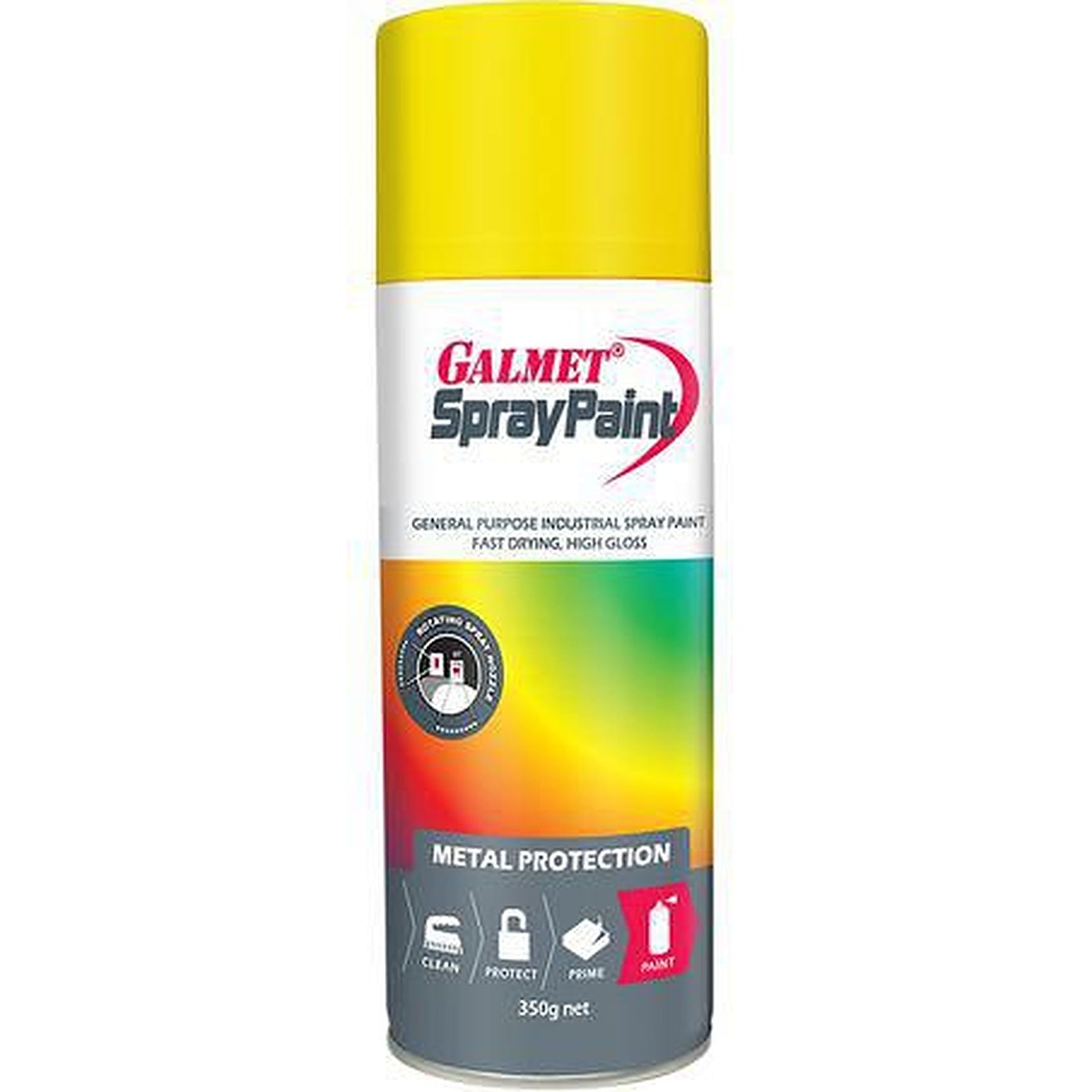 Galmet Spray Paint Golden Yellow 350g GSPGYA350