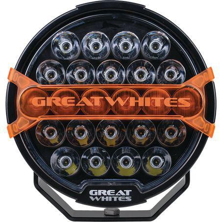 Great Whites 220mm Adjustable Beam Driving Light Kit GWR7245KIT