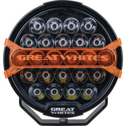 Great Whites 220mm Adjustable Beam Driving Light Kit GWR7245KIT