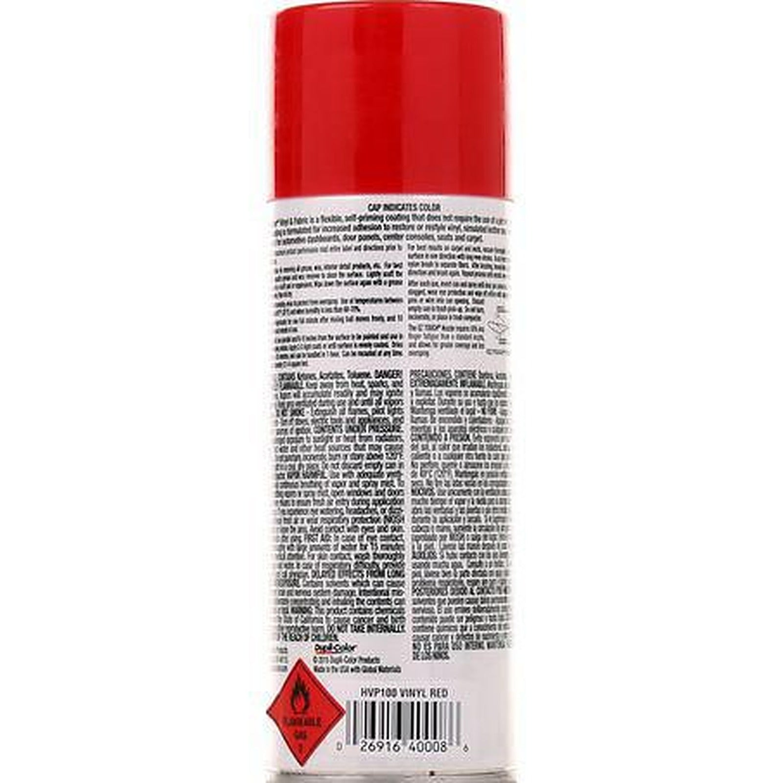 Dupli-Color Vinyl & Fabric Paint Red 311g HVP100