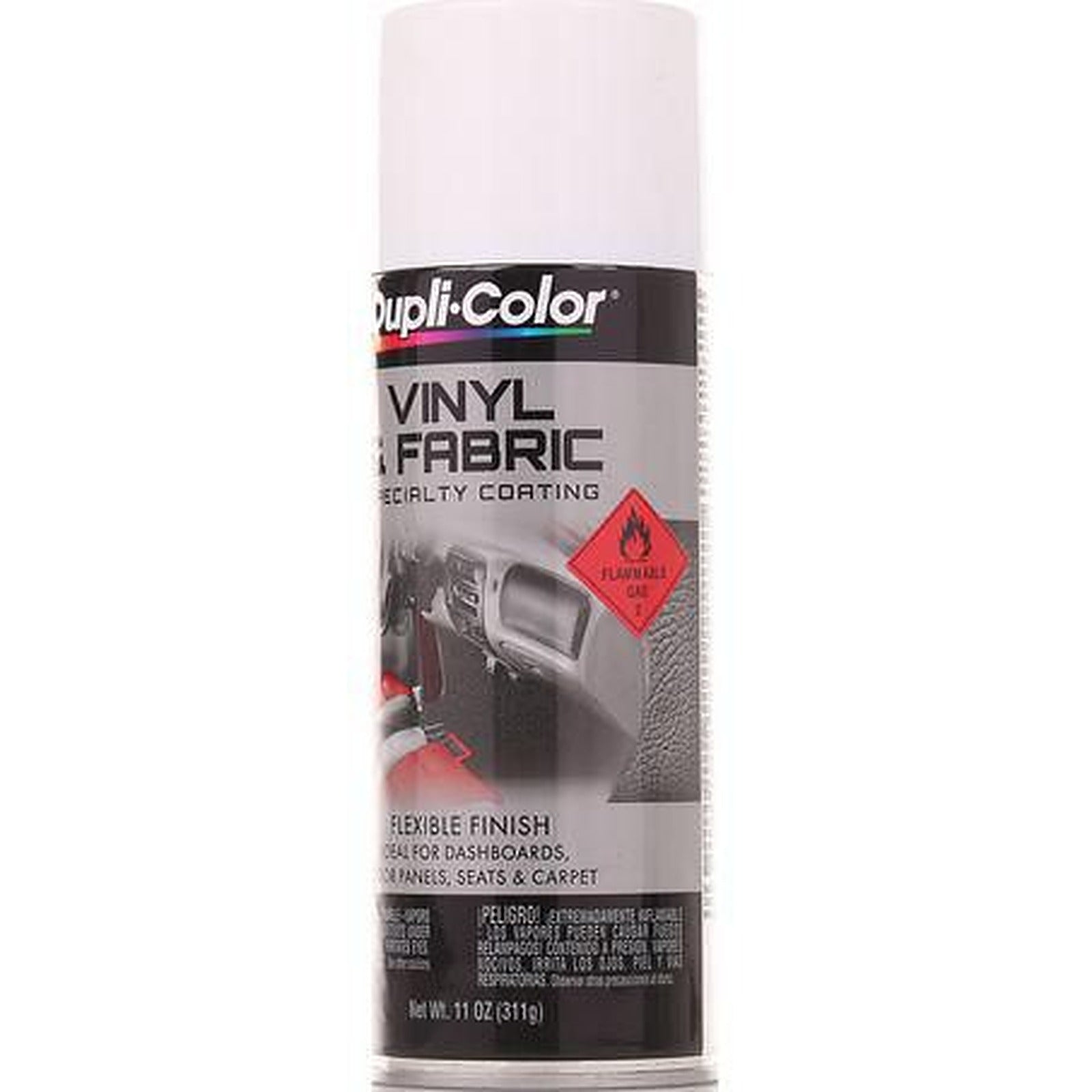 Dupli-Color Vinyl & Fabric Spray Paint Gloss White 310g HVP105