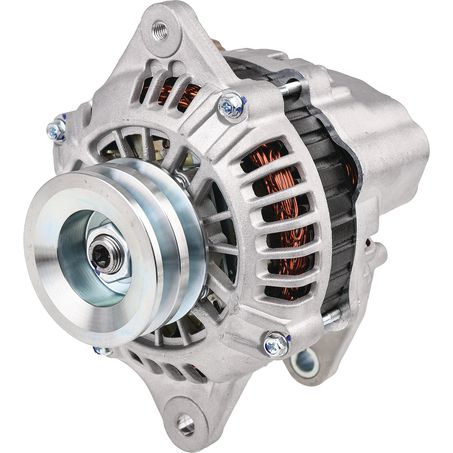 OEX Alternator 12V 100A Hitachi Style Double V-Belt Twin Leg HXA058