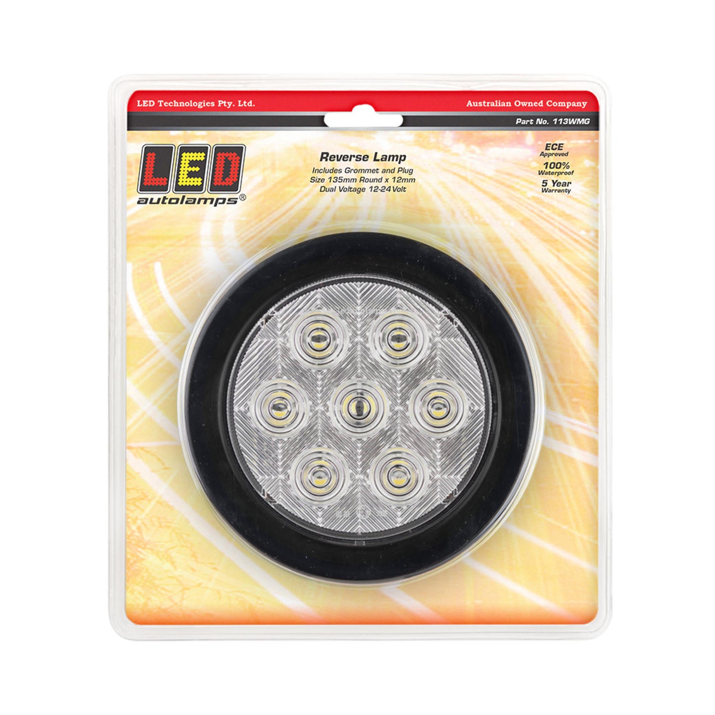 LED Autolamps Reverse Light - 113WMG