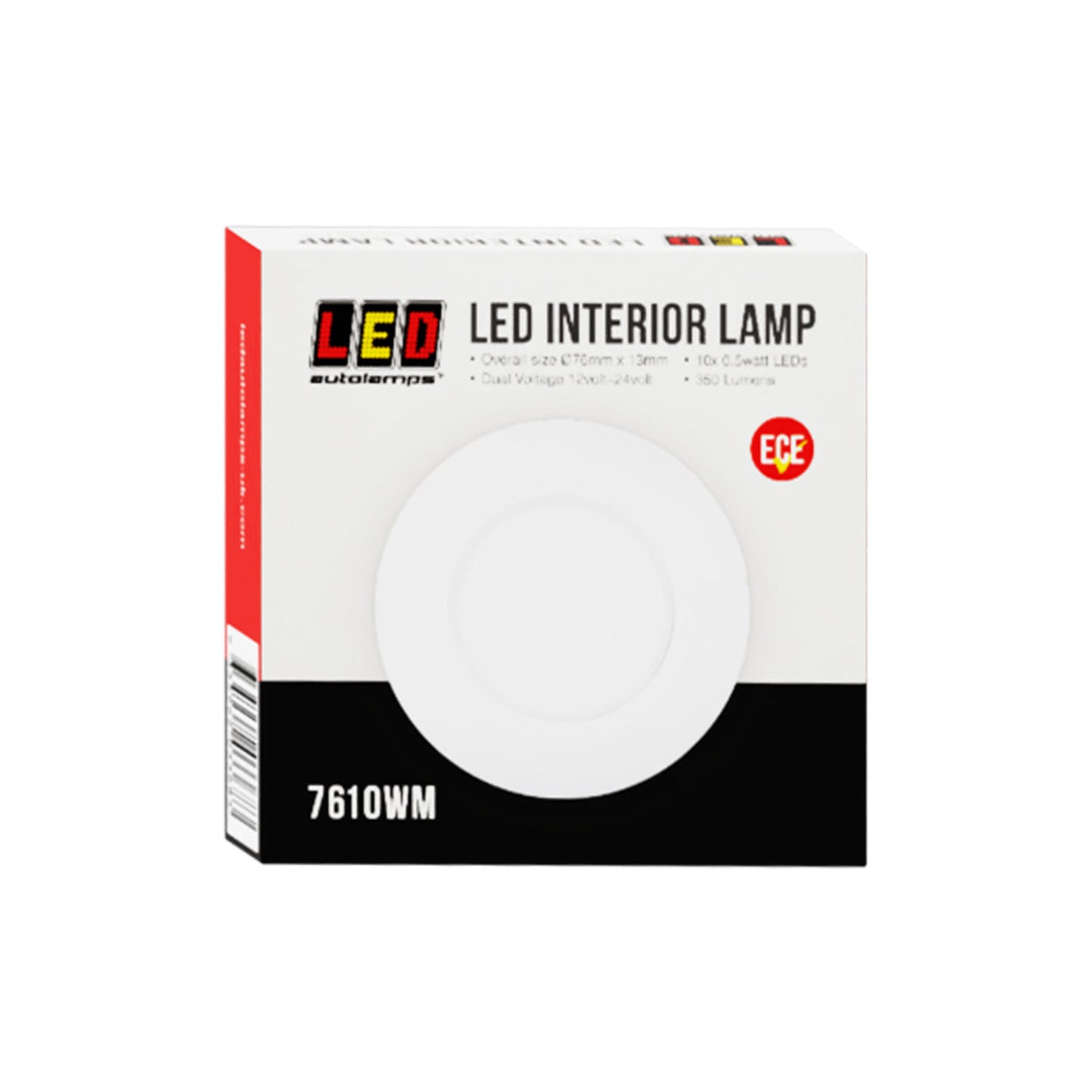 LED Autolamps Interior Light - 7610WM