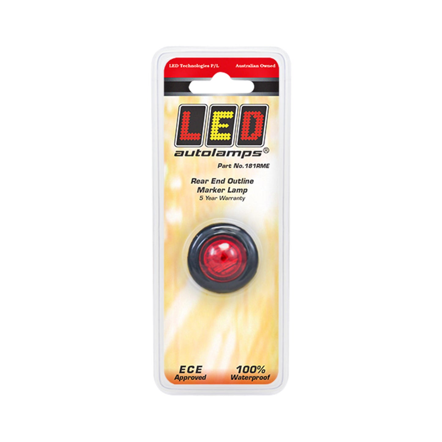 LED Autolamps Clearance Light - 181RME