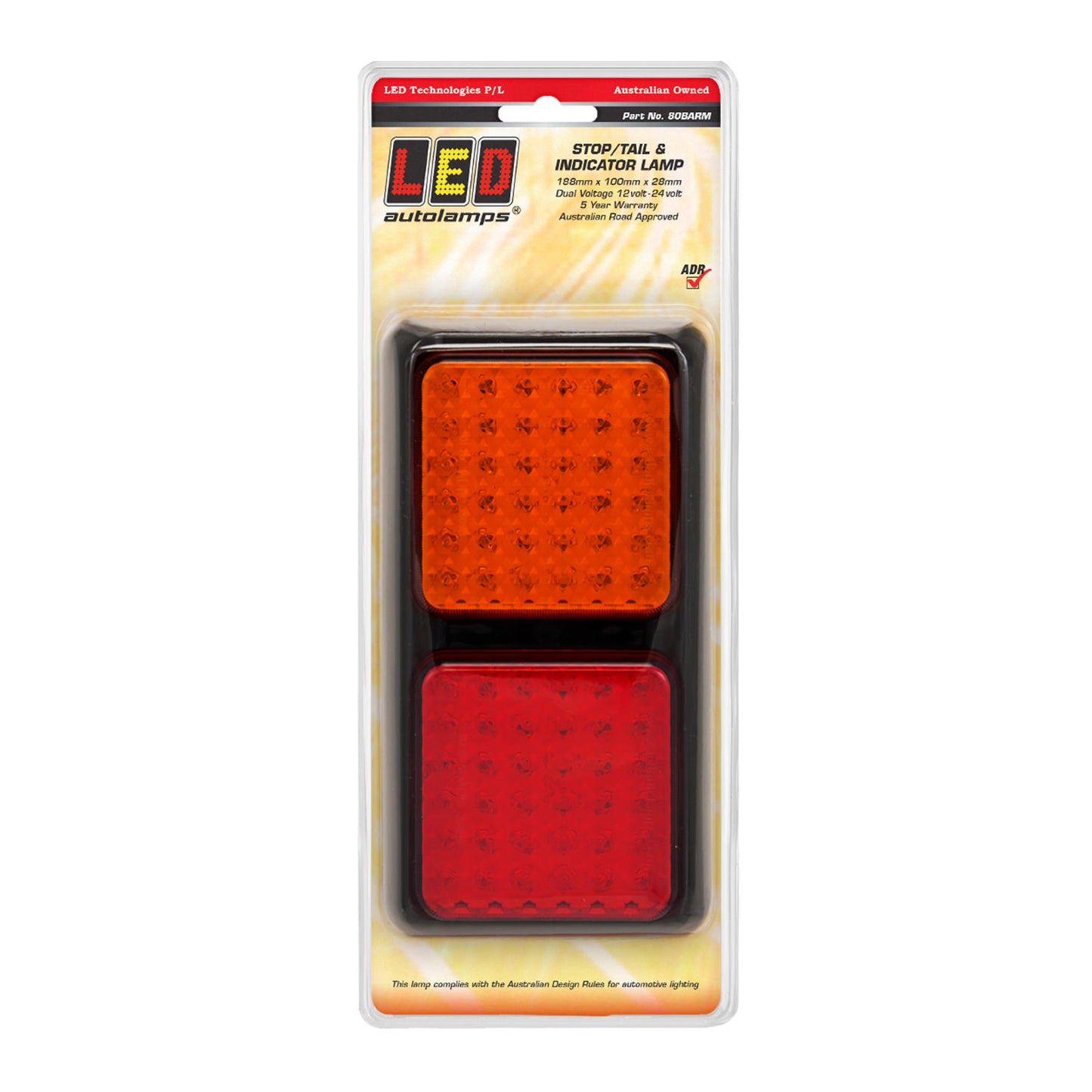 LED Autolamps Tail Light Assembly - 80BARM