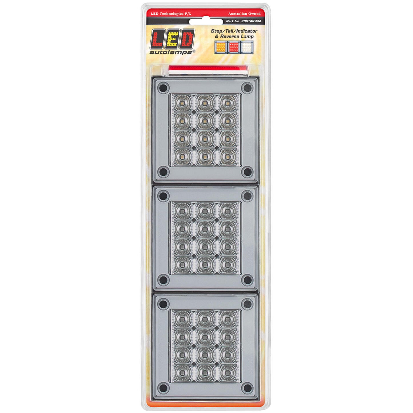 LED Autolamps Tail Light Assembly - 280TARWM