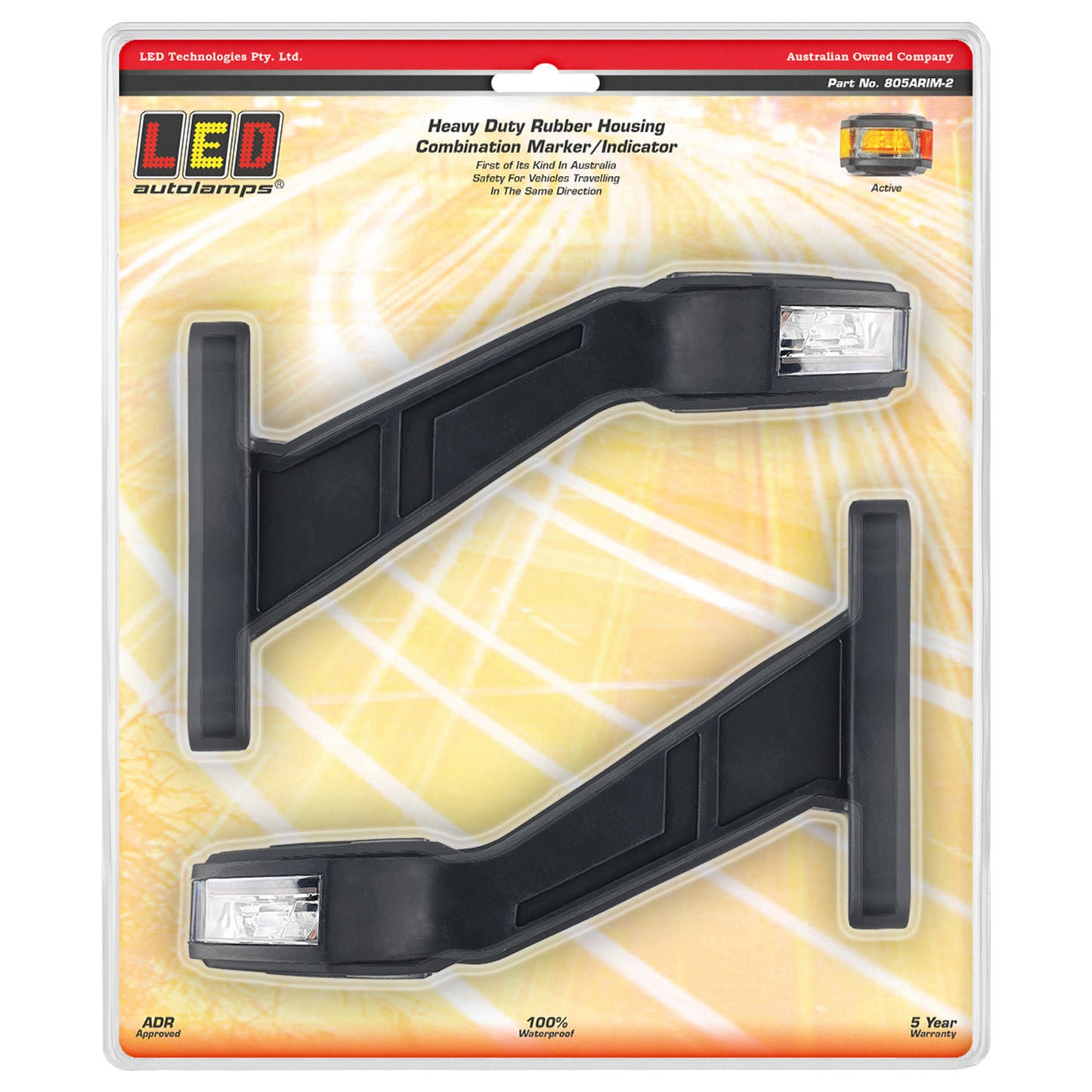 LED Autolamps Side Marker Light - 805ARIM-2