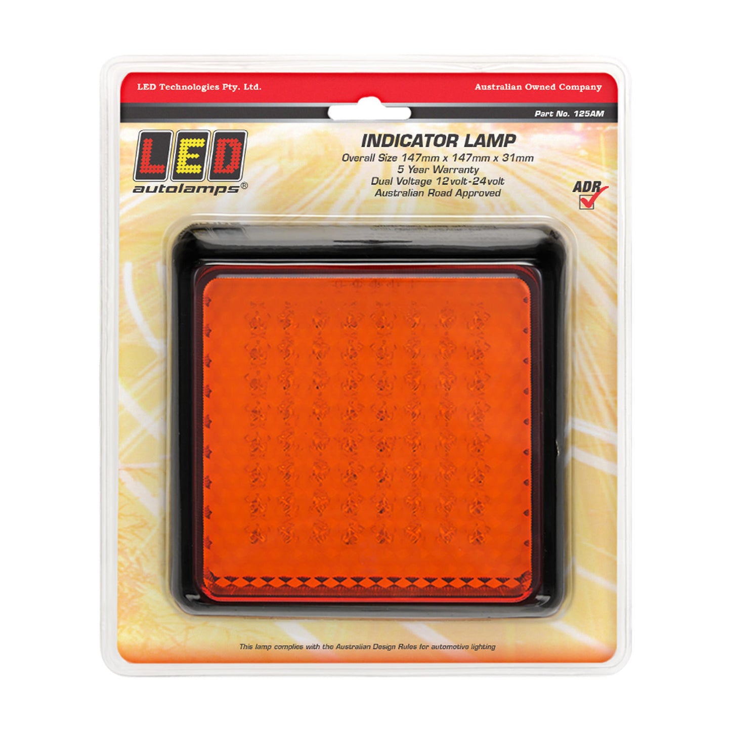 LED Autolamps Direction Indicator - 125AM