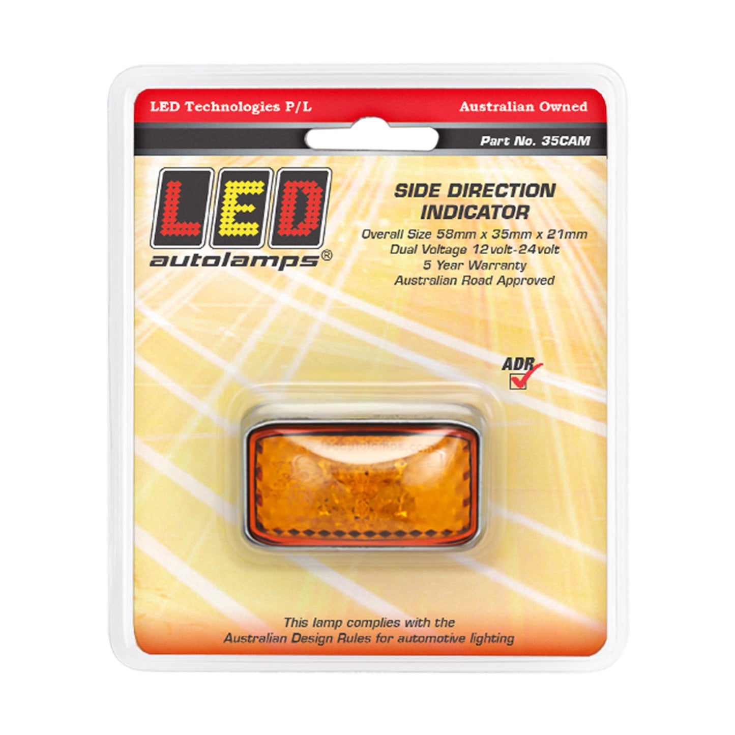 LED Autolamps Direction Indicator - 35CAM