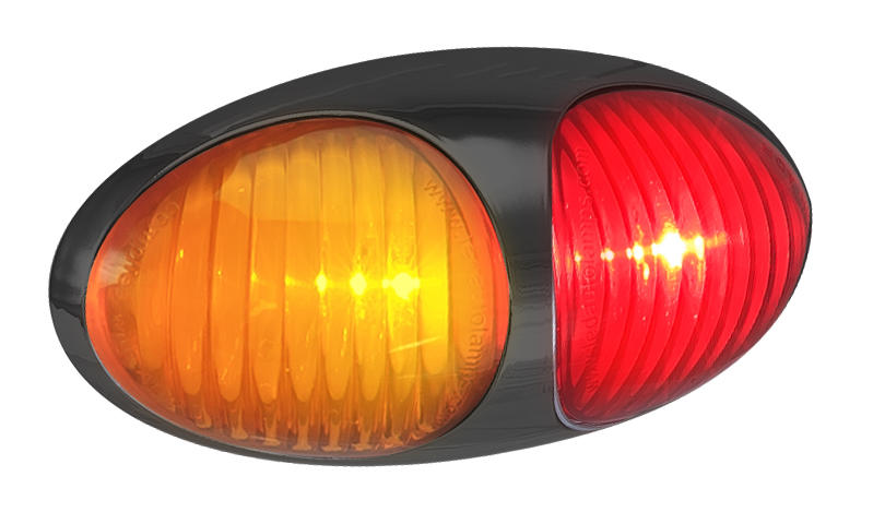 LED Autolamps Side Marker Light - 37ARMCSB