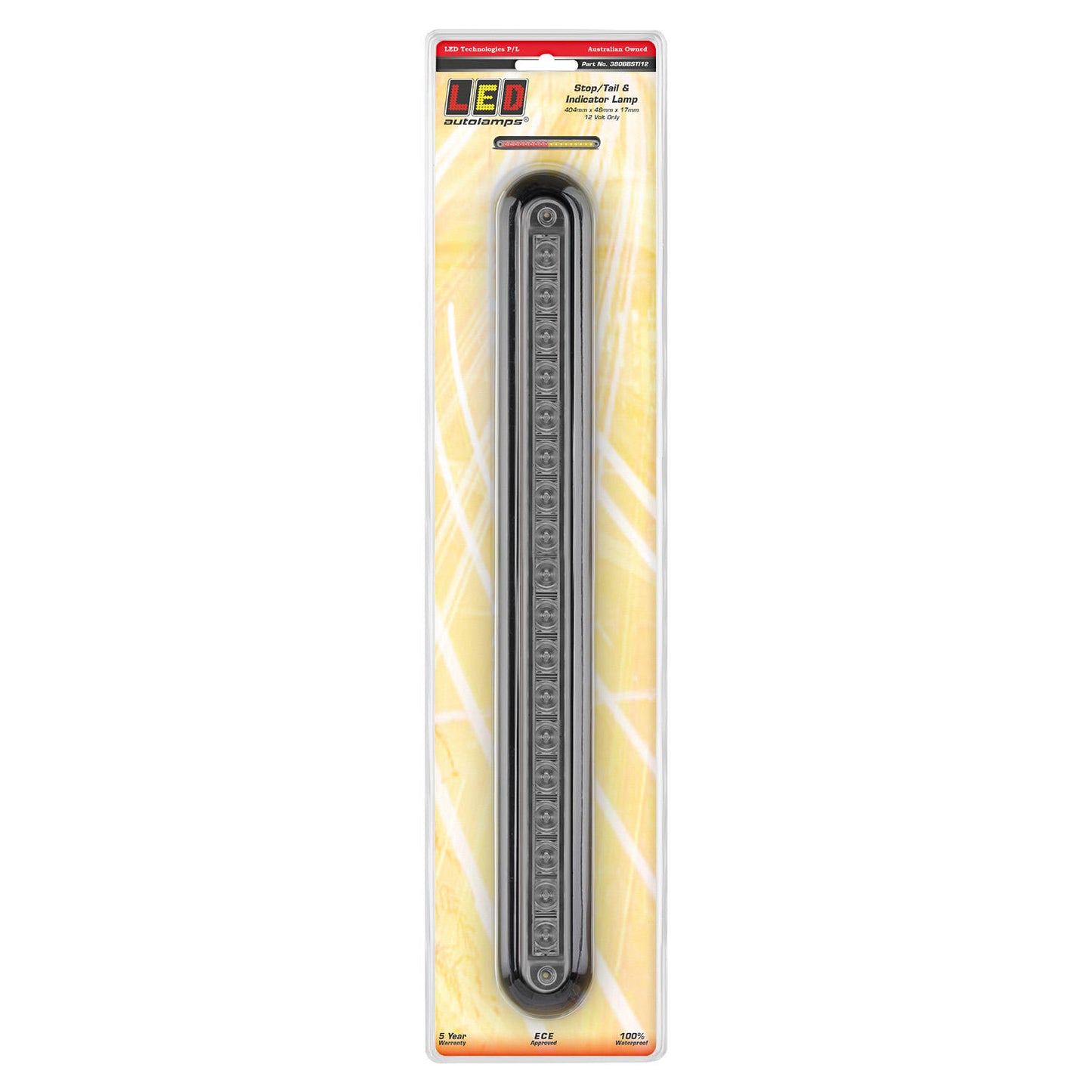 LED Autolamps Tail Light Assembly - 380BBSTI12