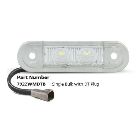 LED Autolamps Licence Plate Light - 7922WMDTB