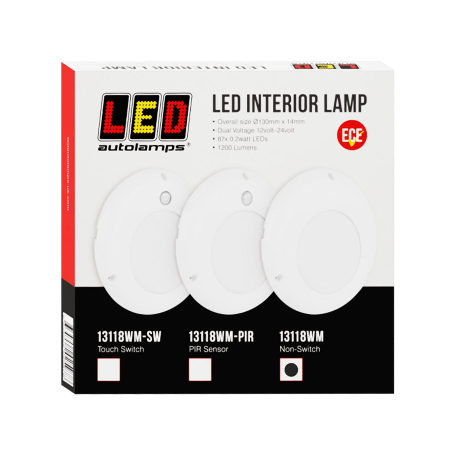 LED Autolamps Interior Light - 13118WM