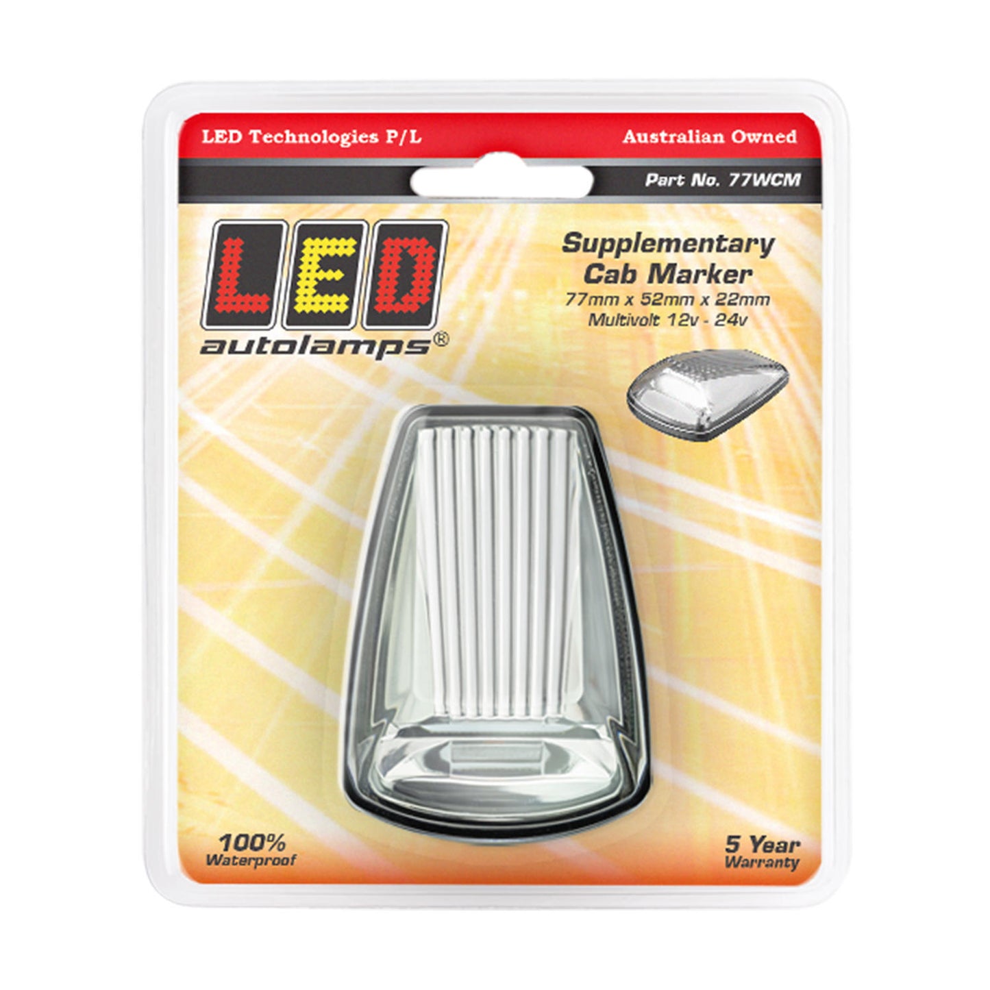 LED Autolamps Direction Indicator - 77WCM