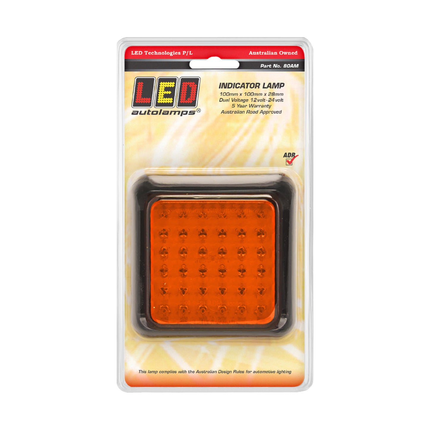 LED Autolamps Direction Indicator - 80AM