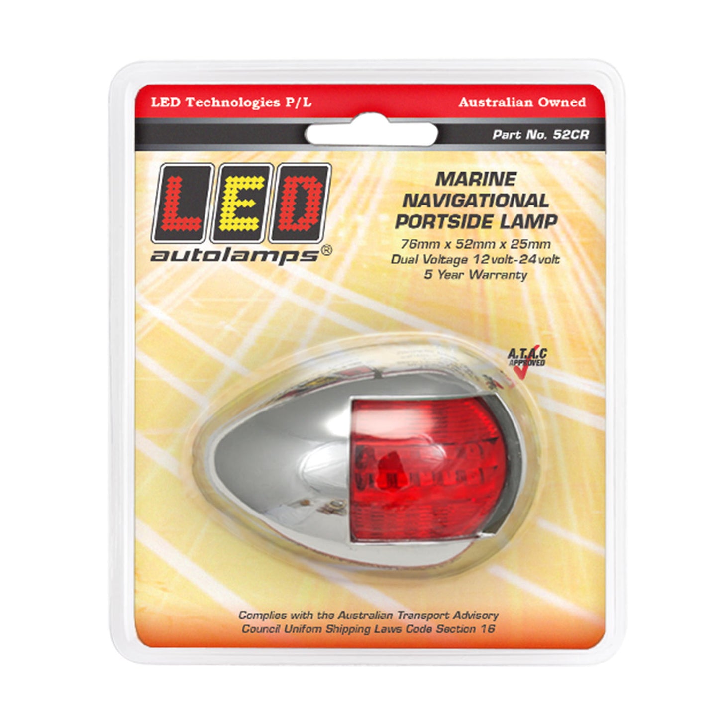 LED Autolamps Navigation Lamp - 52CR