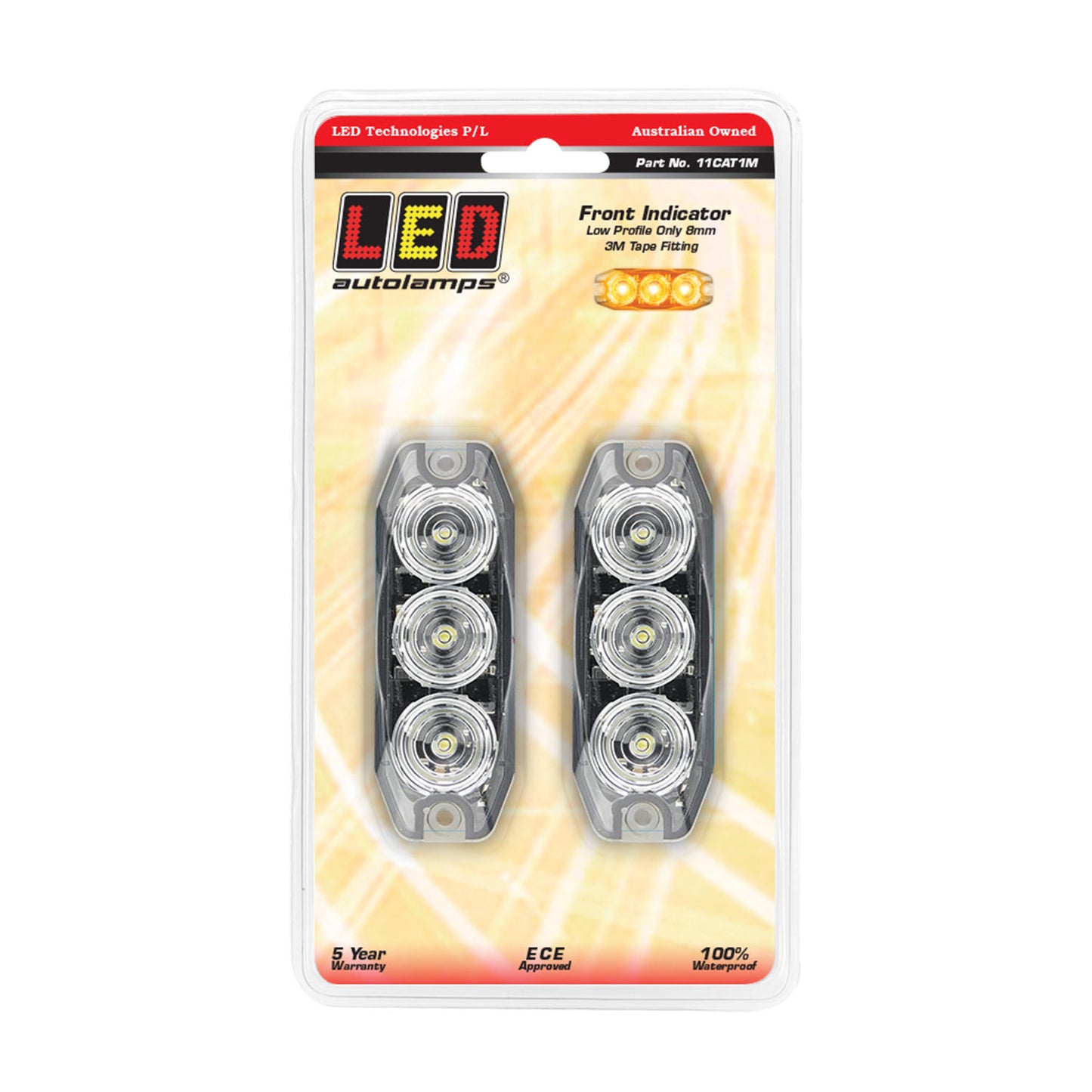LED Autolamps Direction Indicator - 11CAT1M-2
