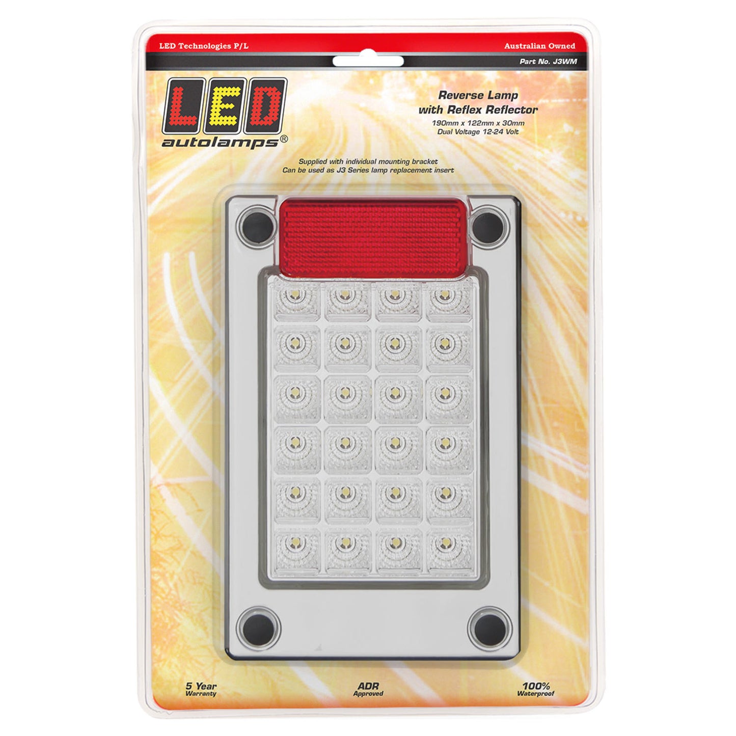 LED Autolamps Reverse Light - J3WM