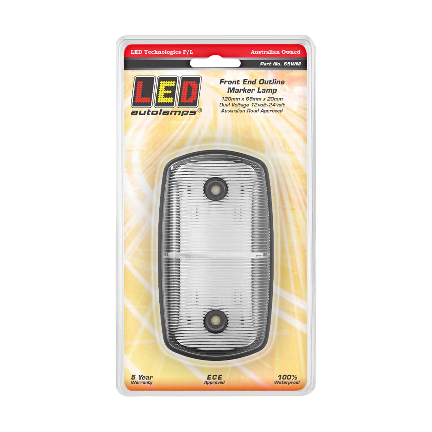 LED Autolamps Clearance Light - 69WM