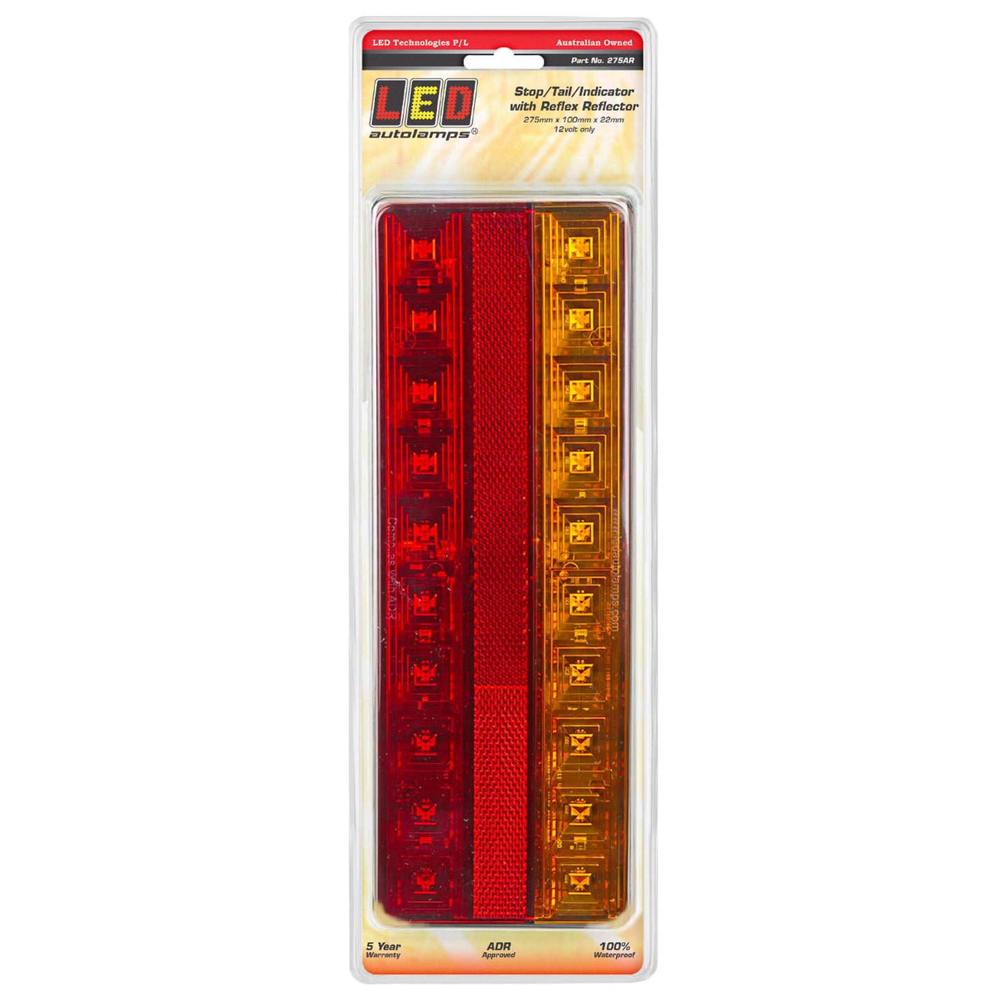 LED Autolamps Tail Light Assembly - 275AR