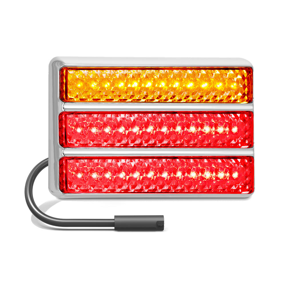 LED Autolamps Tail Light Assembly - 200CCARRMLCSB