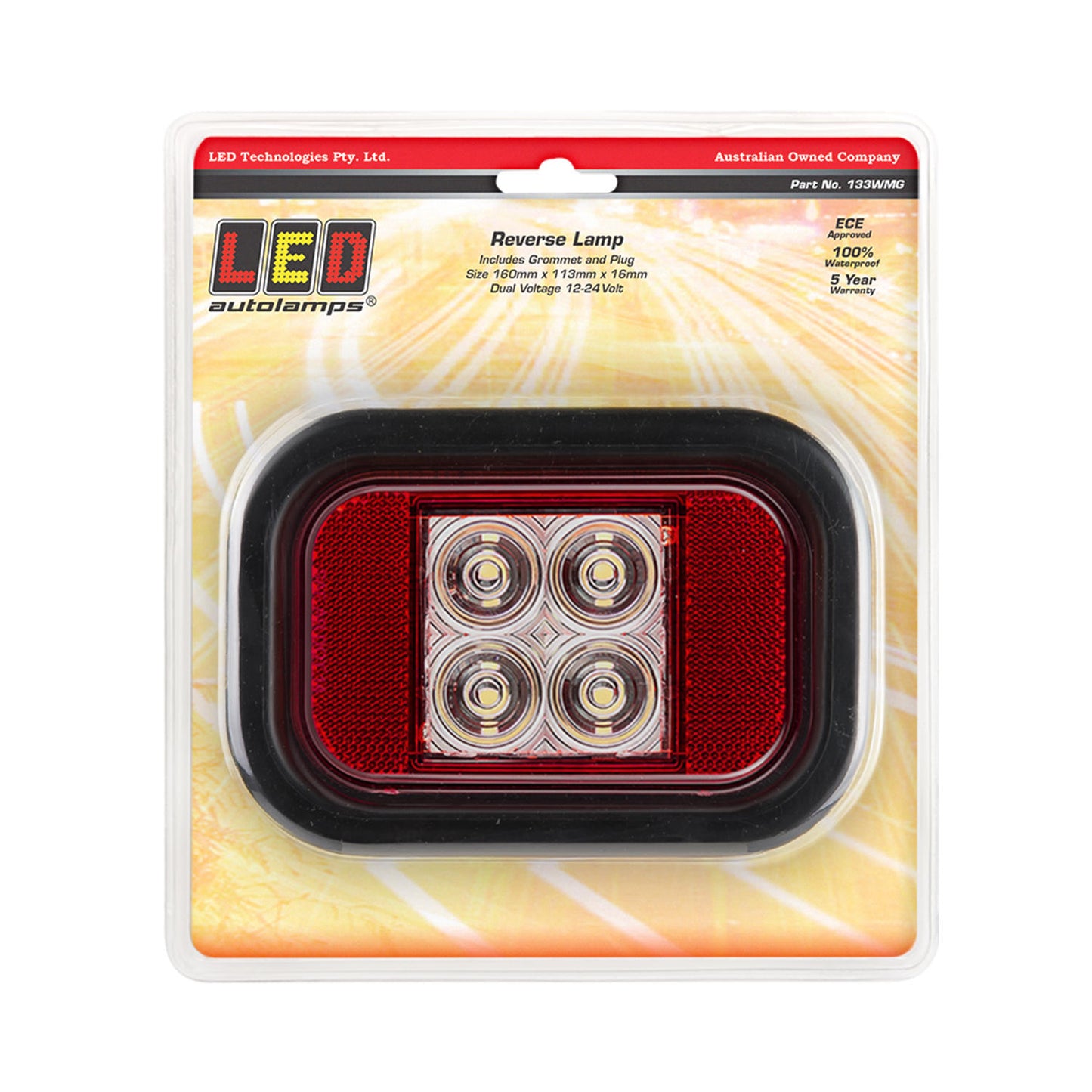 LED Autolamps Reverse Light - 133WMG