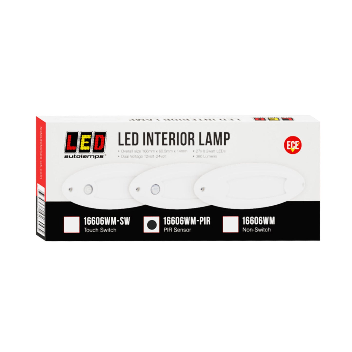 LED Autolamps Interior Light - 16606WM-PIR