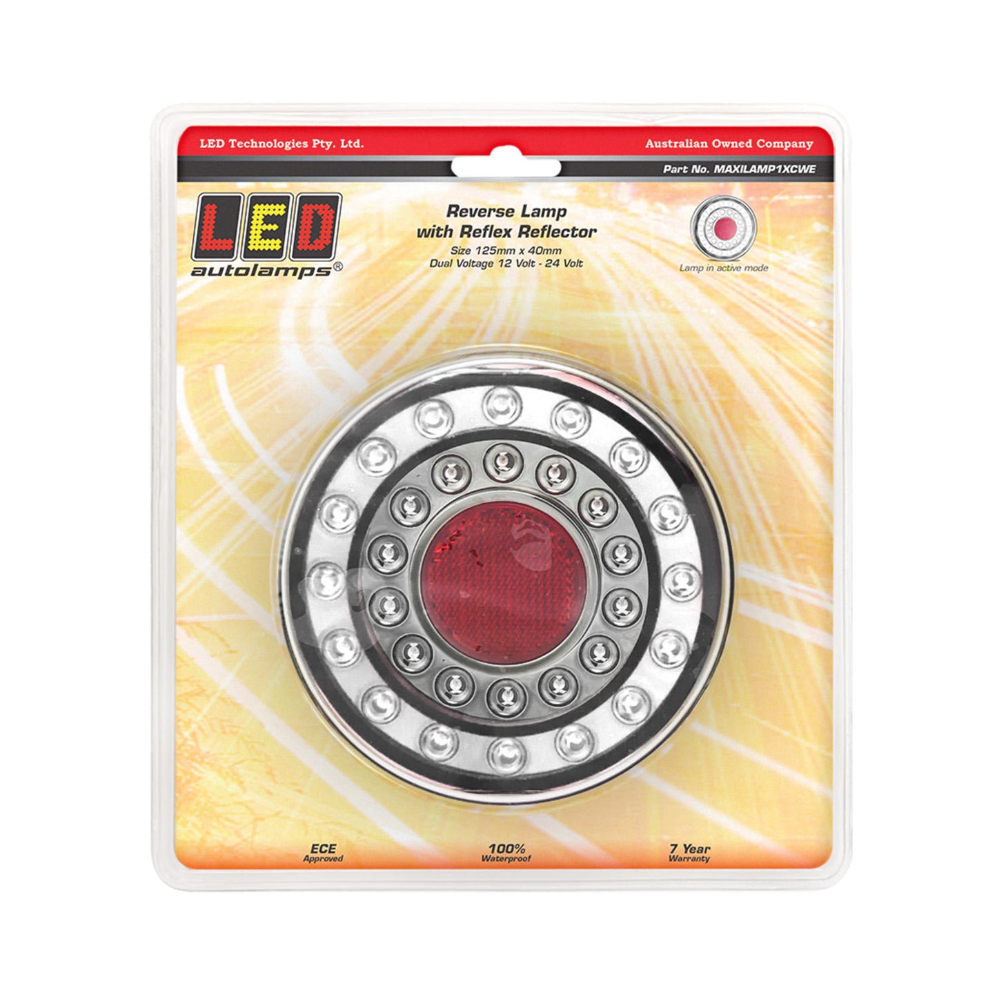 LED Autolamps Reverse Light - MAXILAMP1XCWE