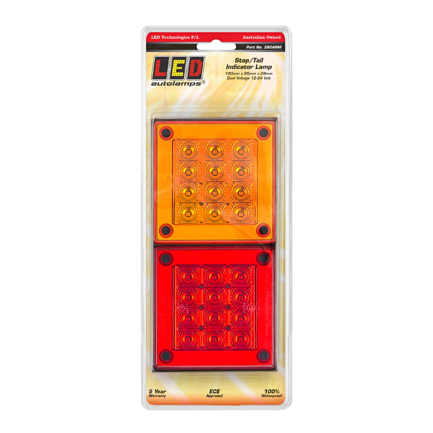 LED Autolamps Tail Light Assembly - 280ARM