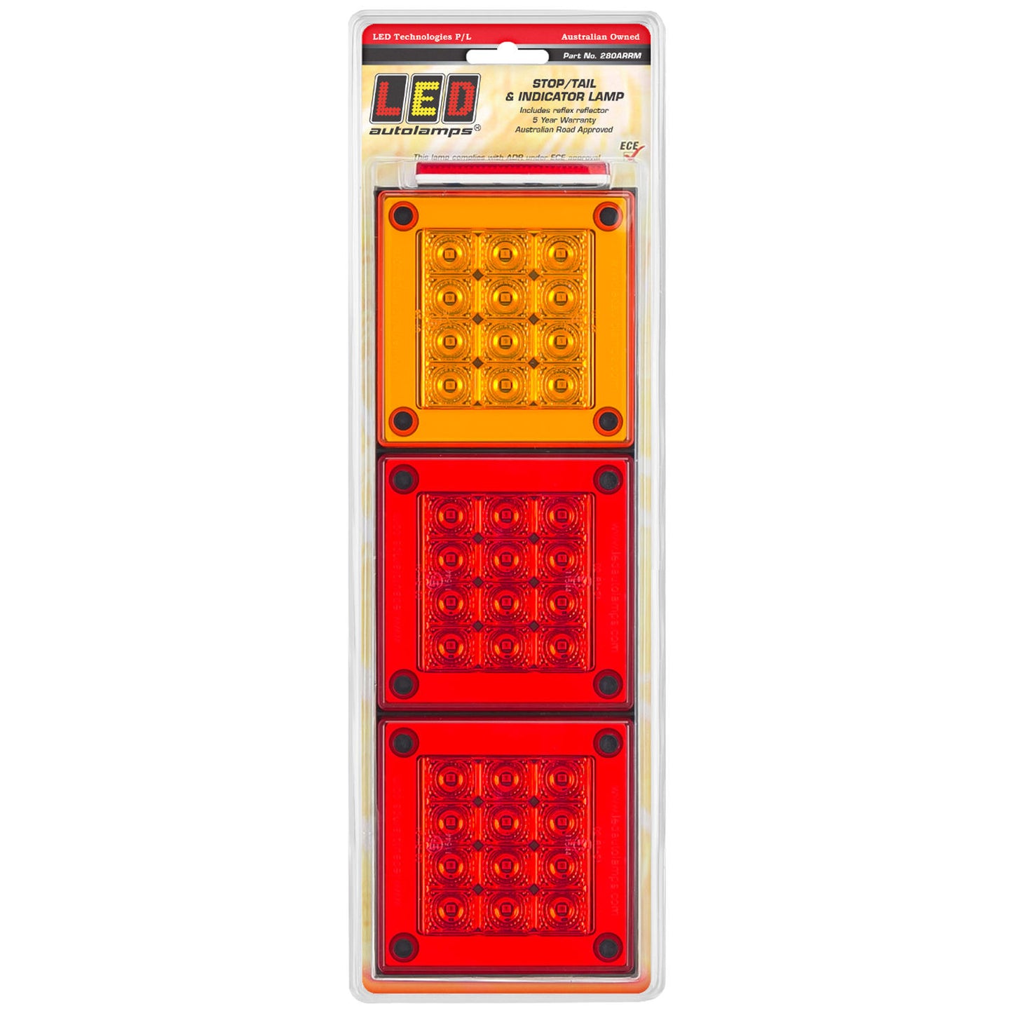 LED Autolamps Tail Light Assembly - 280ARRM